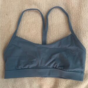 lululemon Flow Y Bra - Size 8 - Utility Blue